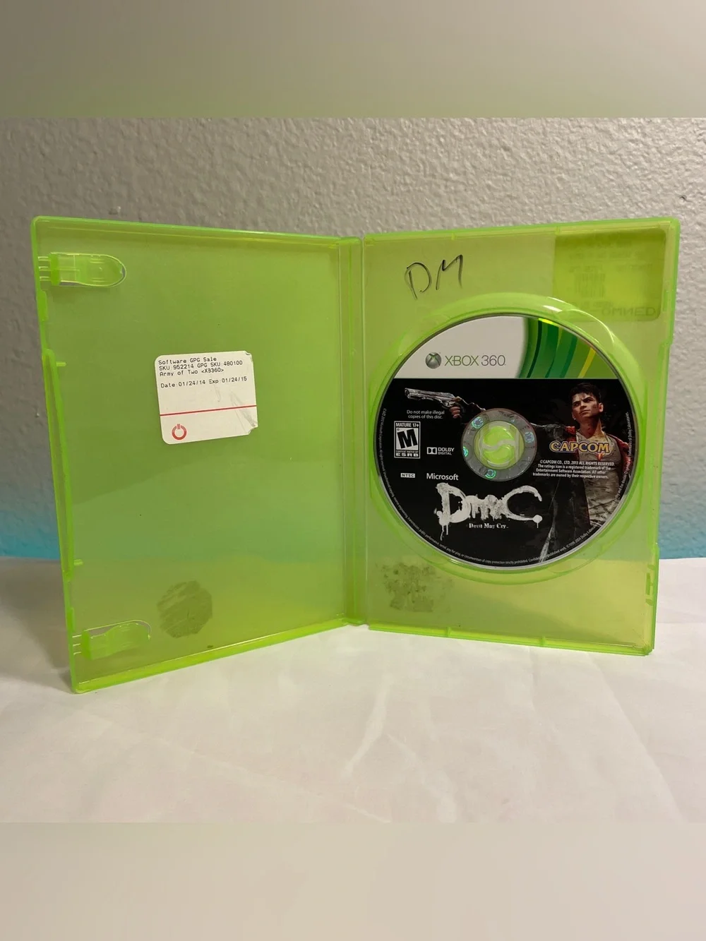 DMC: Devil May Cry (Microsoft Xbox 360, 2013) Disc Only Tested & Works VideoGame